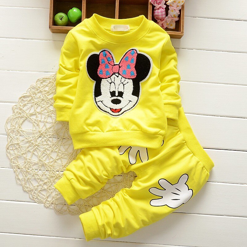 Conjuntos de Roupas Mickey e Minnie para meninos e meninas