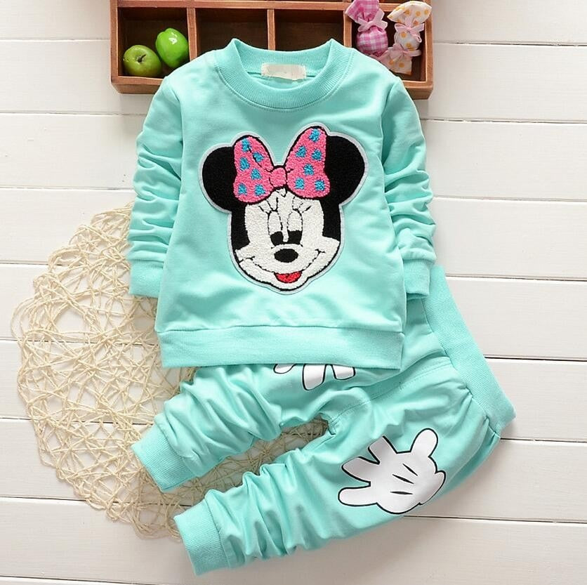 Conjuntos de Roupas Mickey e Minnie para meninos e meninas