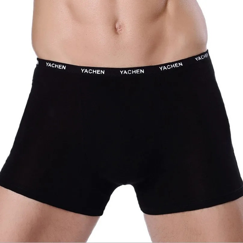 Conjunto com 4 peças de cuecas boxers masculinas sexy em modal e elastano