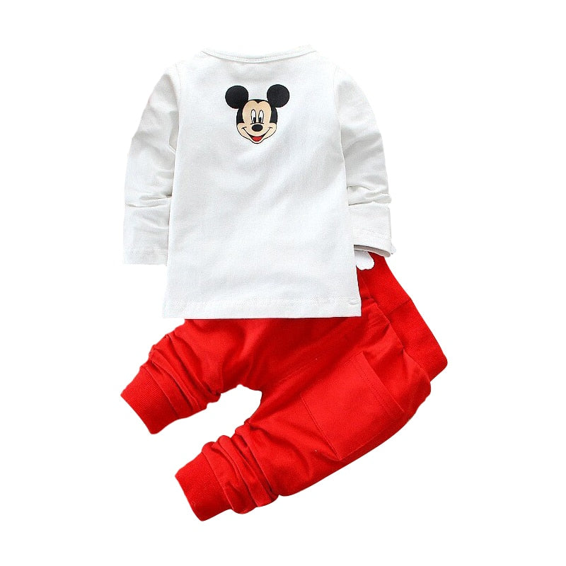 Conjuntos de Roupas Mickey e Minnie para meninos e meninas