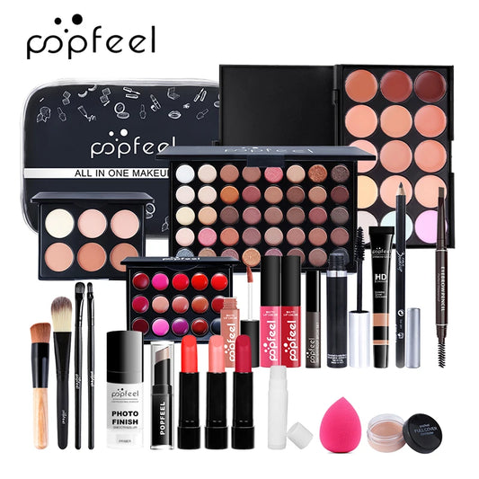 Kit de maquiagem Popfeel profissional completo 8-29 peças
