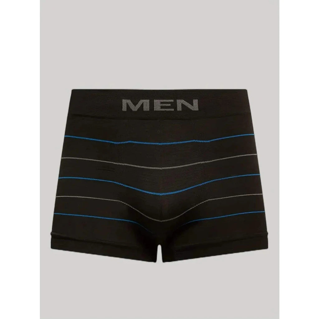 Conjunto de 5 cuecas boxer masculinas em microfibra - cores variadas e sortidas