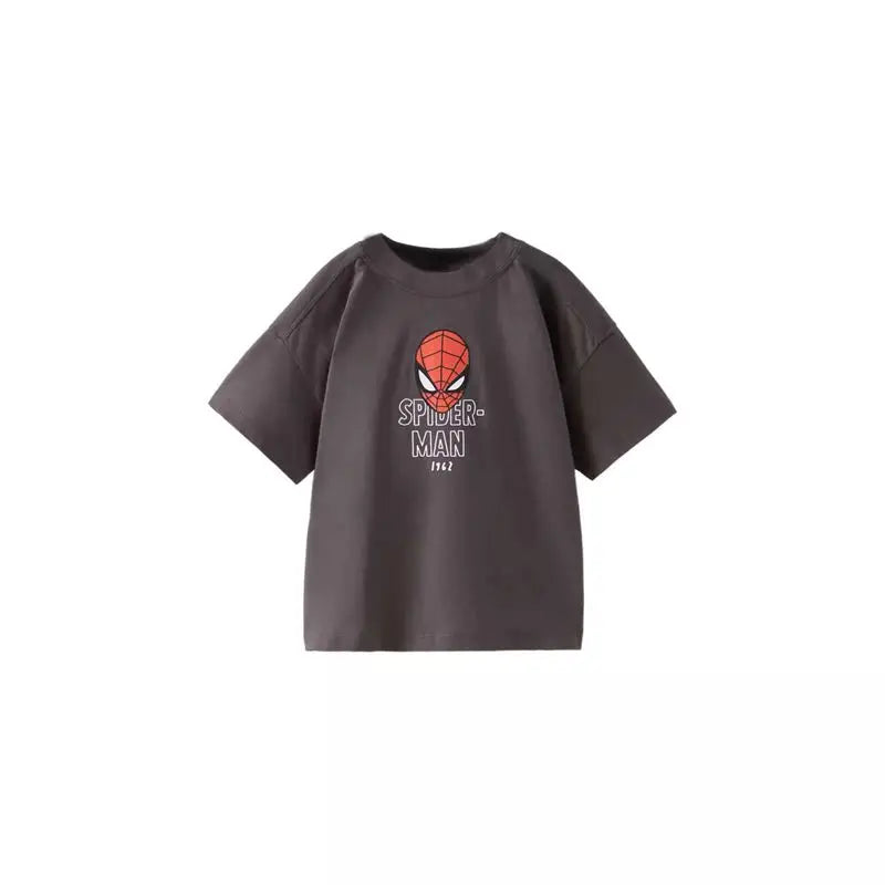 Camiseta infantil de manga curta com desenhos animados da Disney 2-7 anos