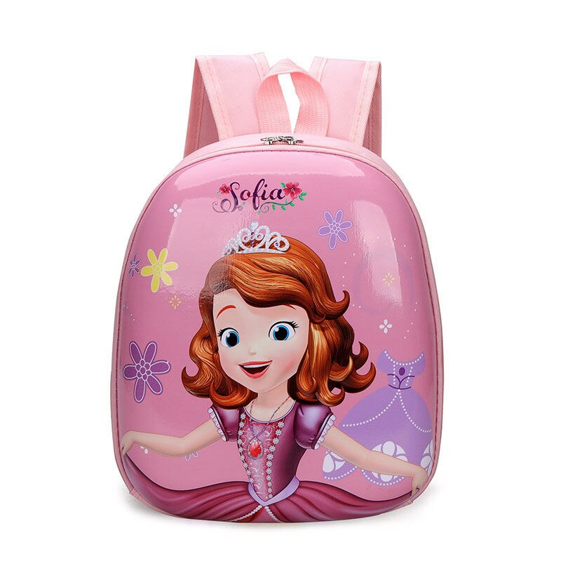 Mochila Disney com desenho animado para crianças de 2 a 4 anos