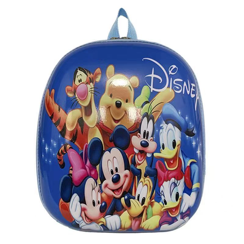 Mochila Disney com desenho animado para crianças de 2 a 4 anos