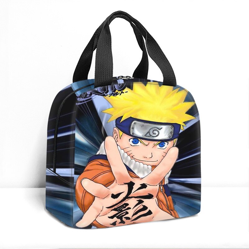 Bandai Mochila dupla face 3D nova impressa Naruto