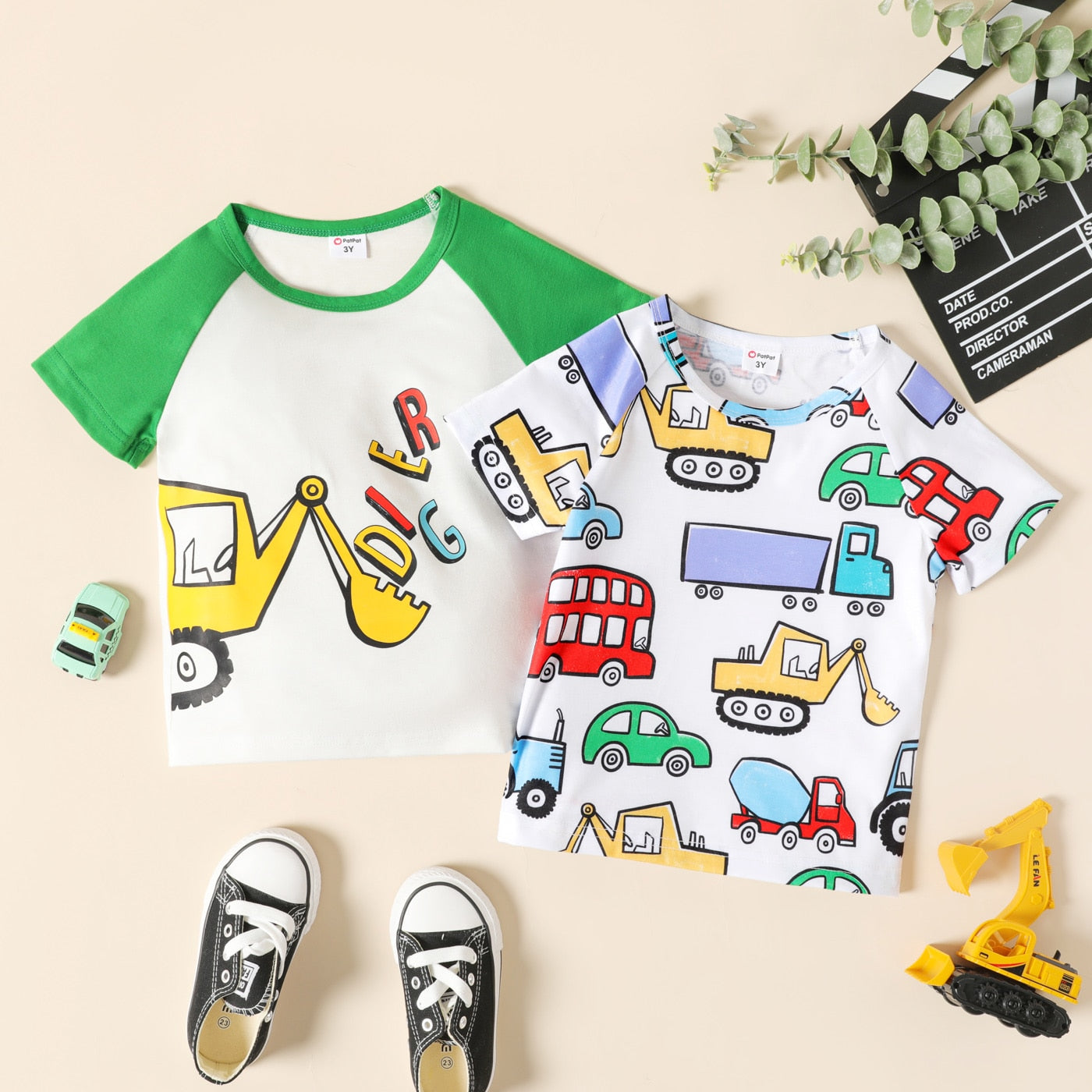 Camisetas masculinas PatPat tamanhos infantil e bebê