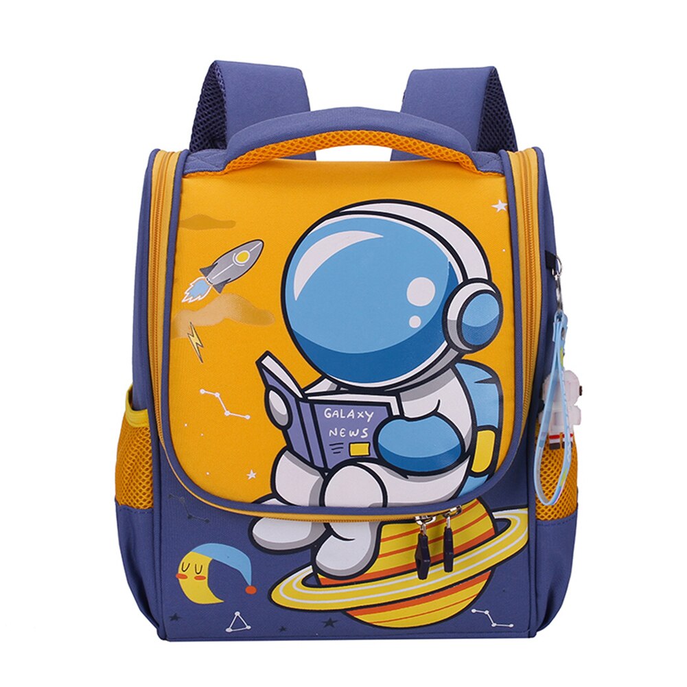 Mochila infantil com desenho do astronauta ou do coelho