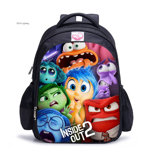 Mochila com  desenho do filme Divertidamente para meninos e meninas de 1 a 6 anos