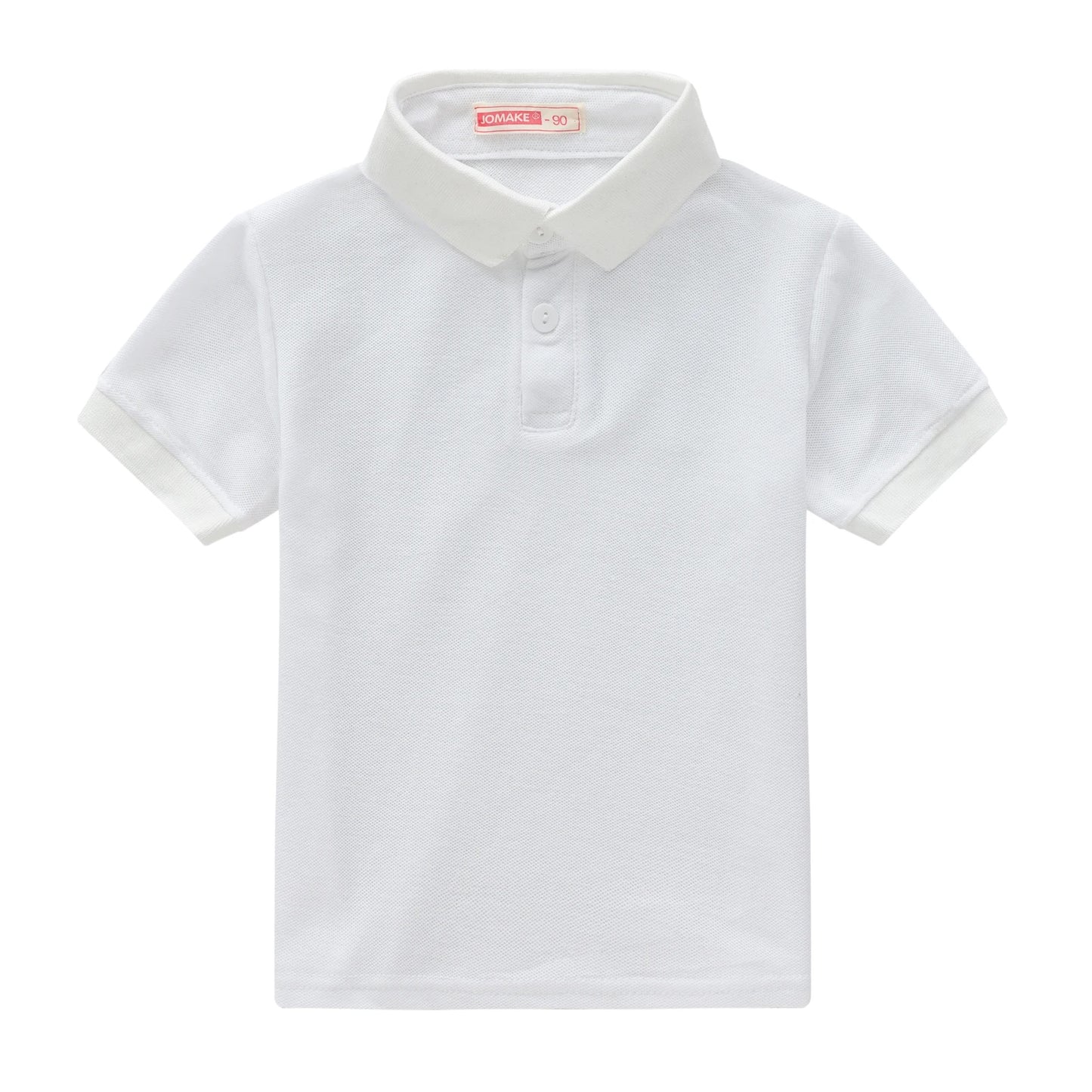 Camiseta Polo casual infantil para meninos com design clássico 1- 10 anos