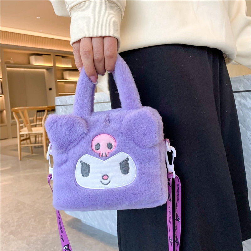 Bolsa de pelúcia infantil