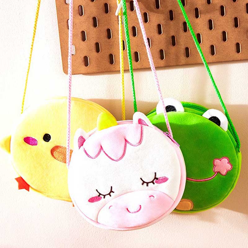 Mini bolsa moeda infantil de ombro