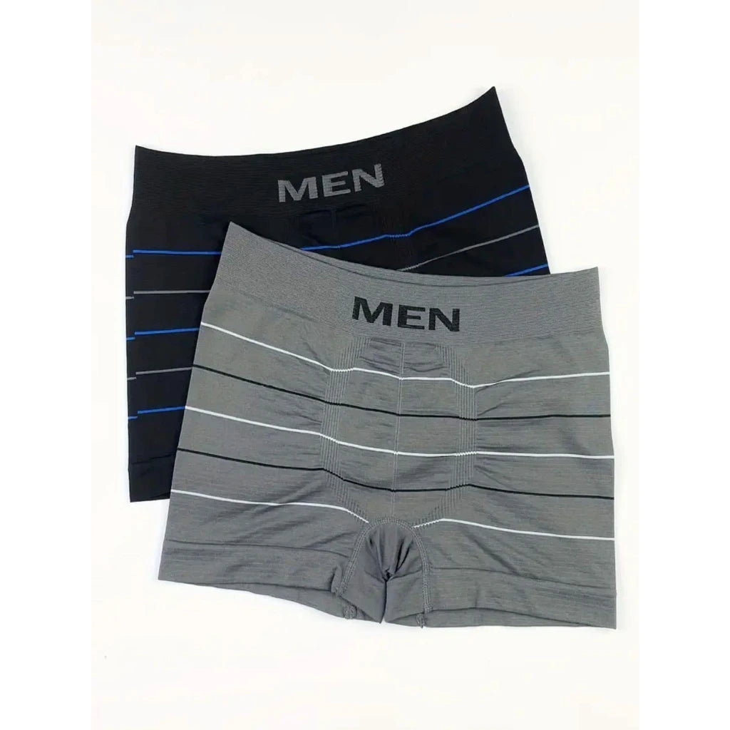 Conjunto de 5 cuecas boxer masculinas em microfibra - cores variadas e sortidas