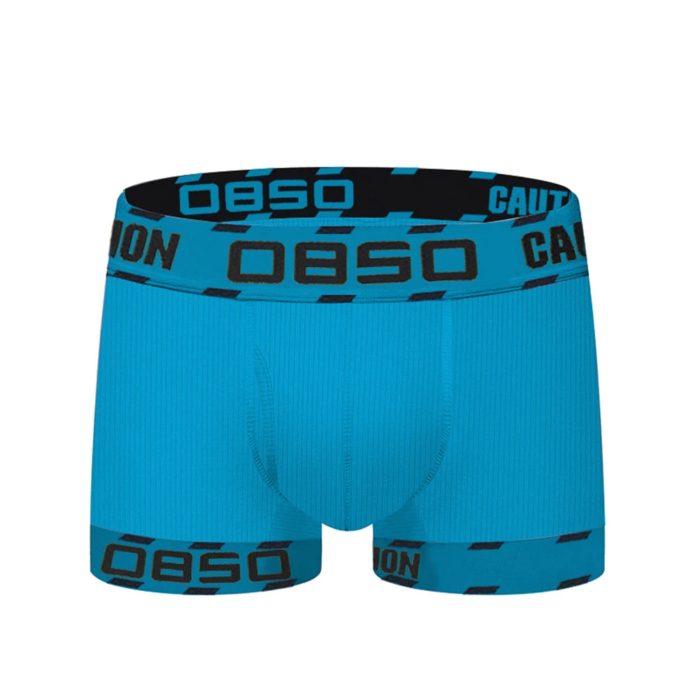 Cueca boxer sexy masculinas longa e macia em algodão