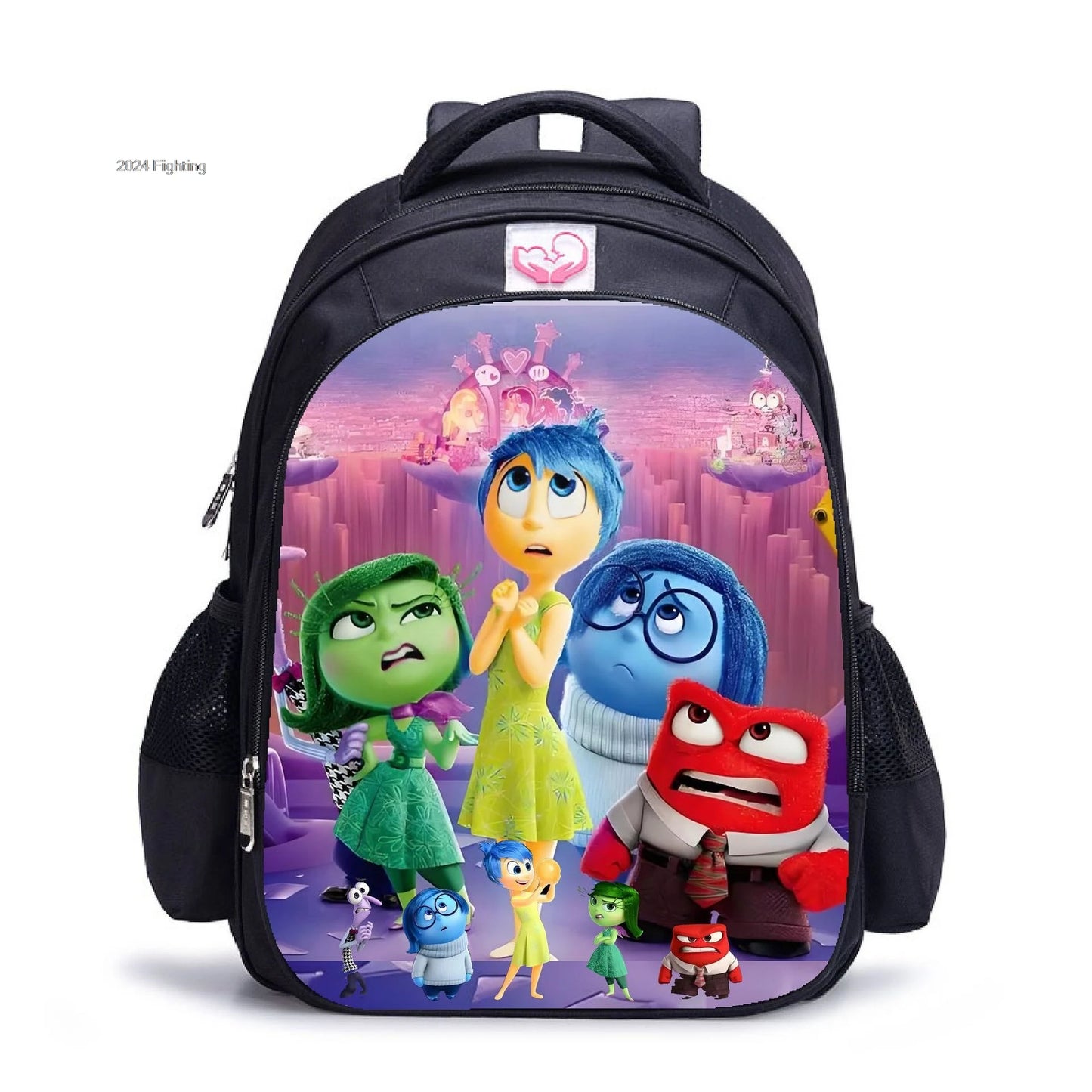 Mochila com  desenho do filme Divertidamente para meninos e meninas de 1 a 6 anos