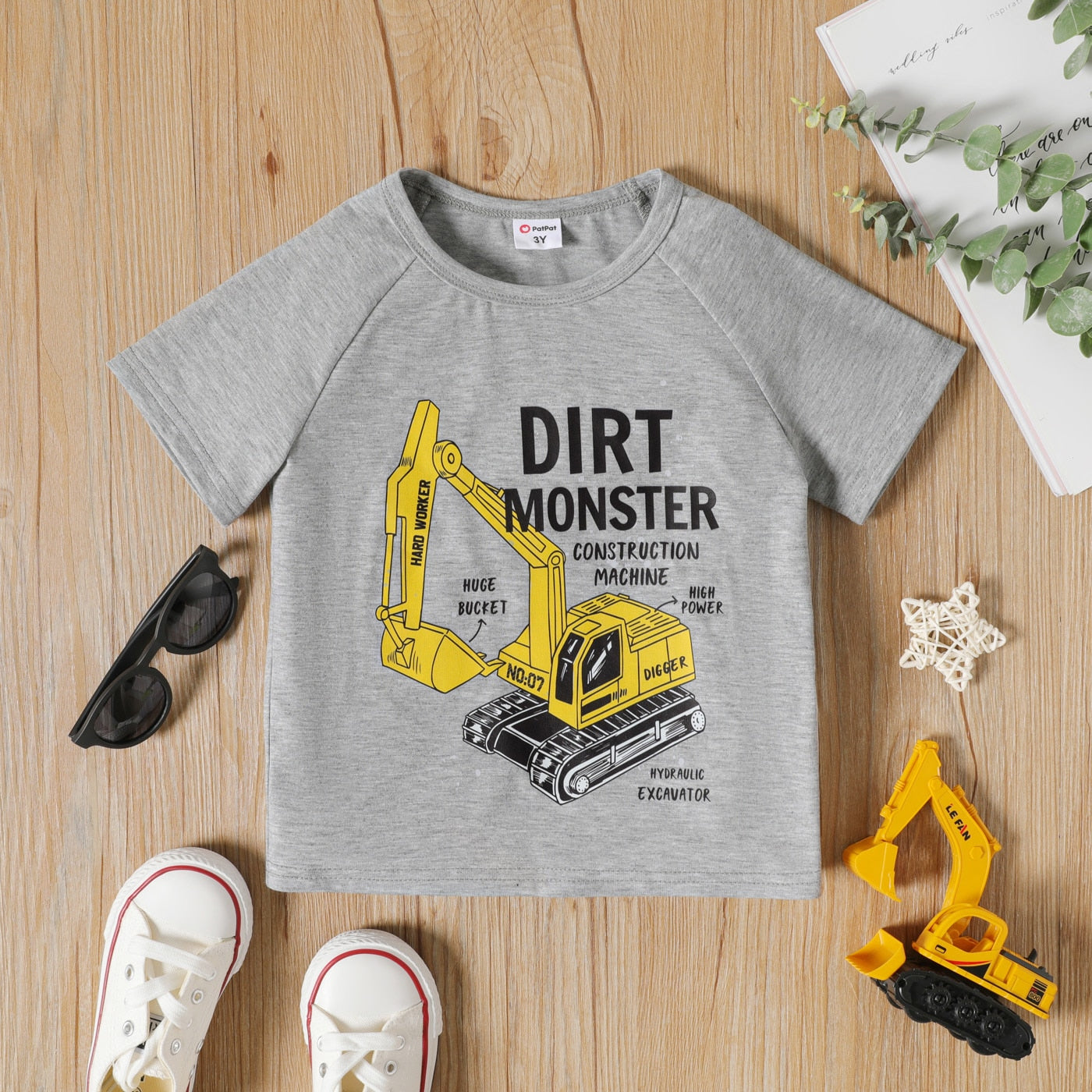 Camisetas masculinas PatPat tamanhos infantil e bebê