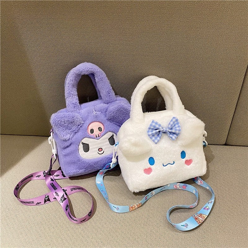 Bolsa de pelúcia infantil