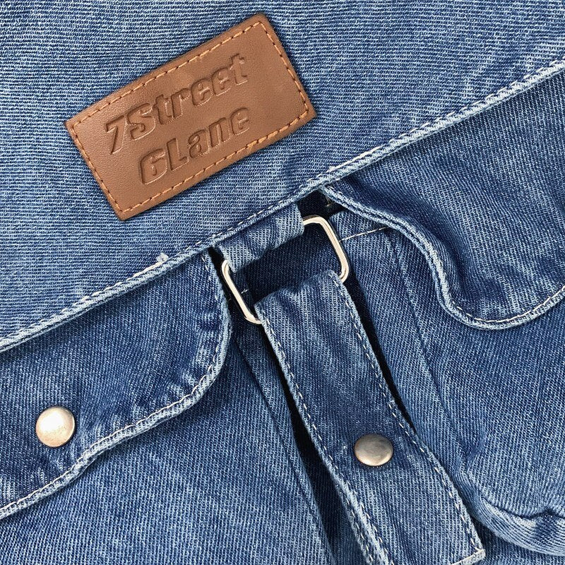 Bolsa tiracolo jeans feminina