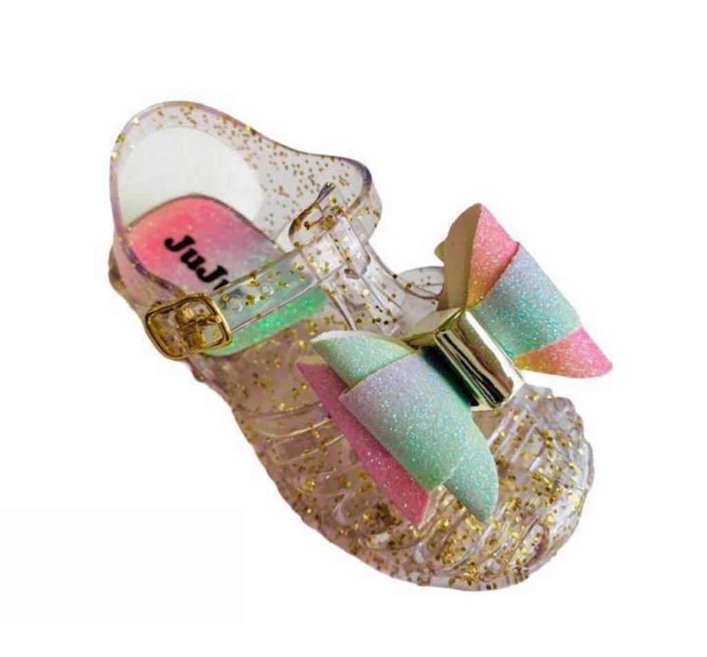Sandália infantil feminina Juju Baby Glitter