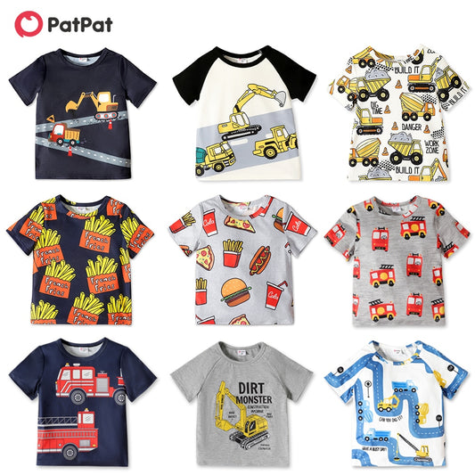 Camisetas masculinas PatPat tamanhos infantil e bebê