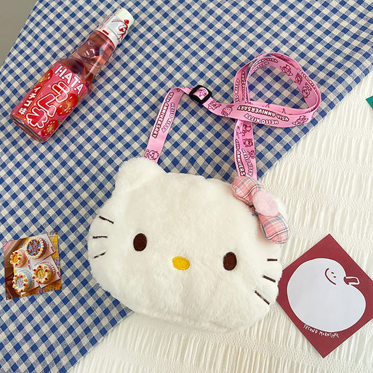 Mini bolsa de ombro Kawaii Sanrio Hello Kitty